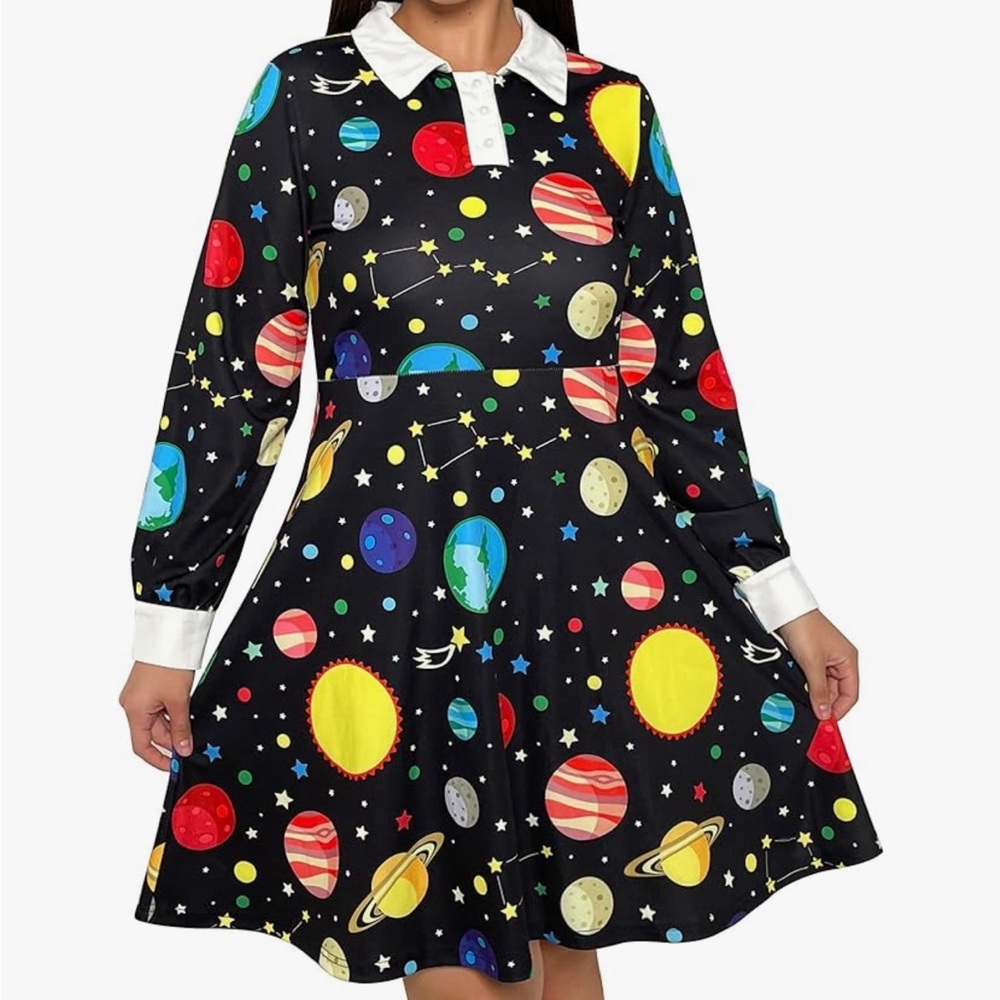 Miss Frizzle Astronaut Dress NWOT